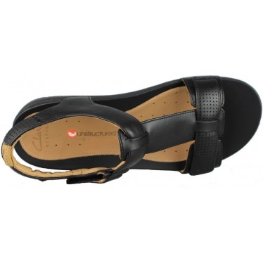 CLARKS SANDALS UNSTRUCTURED A HAYWOOD BLACK