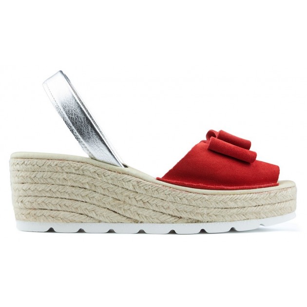 SANDALS WITH WEDGE ARANTXA SERRAJE YUTE ROJO SANDALS WITH WEDGE ARANTXA SERRAJE YUTE ROJO