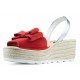 SANDALS WITH WEDGE ARANTXA SERRAJE YUTE ROJO