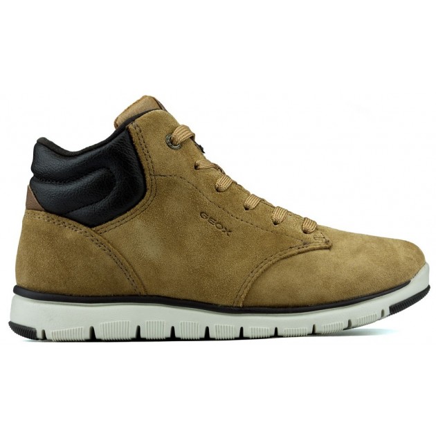 JR XUNDAY Boy GEOX Ankle Boots YELLOW_BROWN