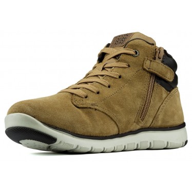 JR XUNDAY Boy GEOX Ankle Boots YELLOW_BROWN
