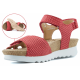 Sandals MEPHISTO QUIRINA STRAWBERRY