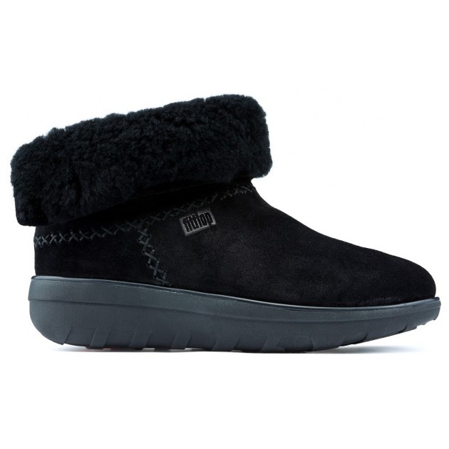 Boots FITFLOP MUKLUK SHORTY 2 BLACK Boots FITFLOP MUKLUK SHORTY 2 BLACK