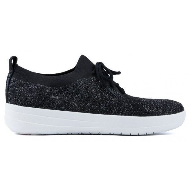 SLIPPERS L40 FITFLOP F-SPORTY UBERKNIT SNEAKERS W BLACK SLIPPERS L40 FITFLOP F-SPORTY UBERKNIT SNEAKERS W BLACK