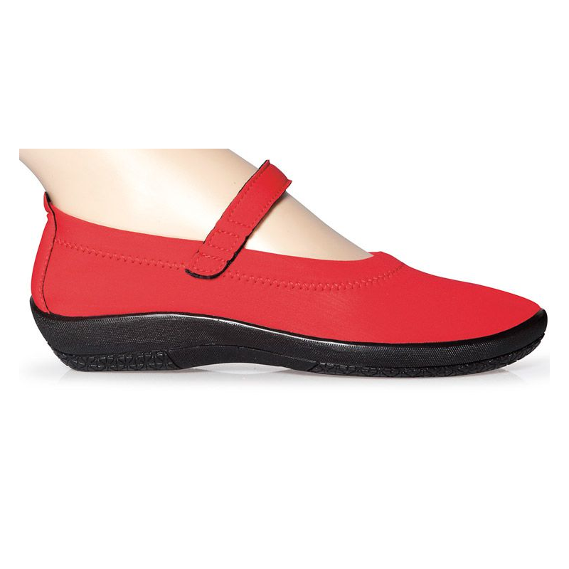 MANOLETINAS CALZAMEDI WITH VELCRO W ROJO