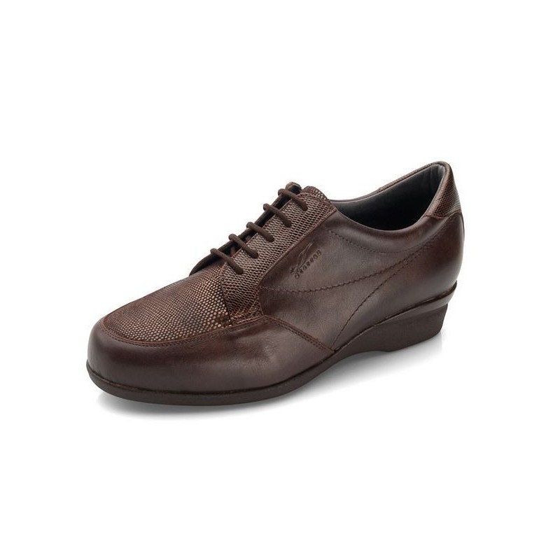 DANCING SHOES MILAN DIABCARE WIDE CORD W MARRON_E2