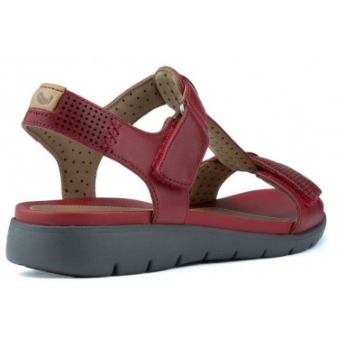 CLARKS SANDALS UNSTRUCTURED A HAYWOOD RED LEATHER
