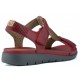 CLARKS SANDALS UNSTRUCTURED A HAYWOOD RED LEATHER