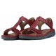 CLARKS SANDALS UNSTRUCTURED A HAYWOOD RED LEATHER