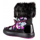 CROCS LODGEPOINT LACE BOOT W BLACK MULTICOLOR