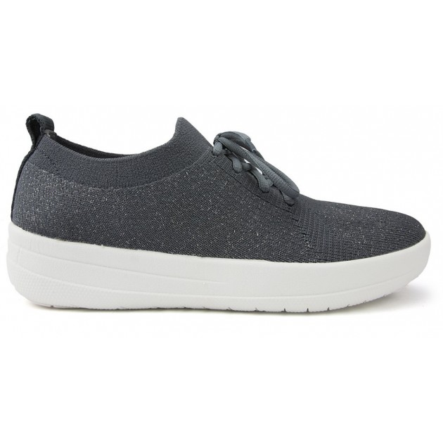 SLIPPERS L40 FITFLOP F-SPORTY UBERKNIT SNEAKERS W CHARCOAL SLIPPERS L40 FITFLOP F-SPORTY UBERKNIT SNEAKERS W CHARCOAL