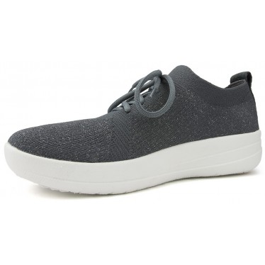 SLIPPERS L40 FITFLOP F-SPORTY UBERKNIT SNEAKERS W CHARCOAL