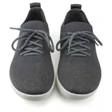 SLIPPERS L40 FITFLOP F-SPORTY UBERKNIT SNEAKERS W CHARCOAL