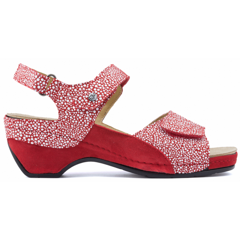 SANDALIAS CALZAMEDI GLAM 0656 RED