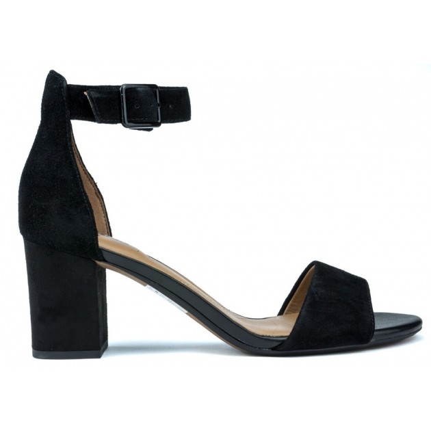 CLARKS DEVA MAE 8967 SANDALS BLACK SUEDE CLARKS DEVA MAE 8967 SANDALS BLACK SUEDE