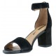 CLARKS DEVA MAE 8967 SANDALS BLACK SUEDE