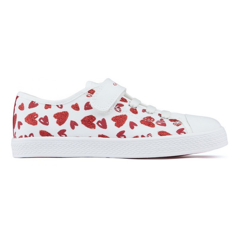 GEOX JR CIAK shoes WHITE_RED