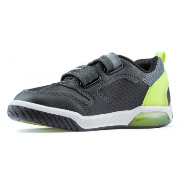 GEOX INEK BD lights shoes BLACK_LIME