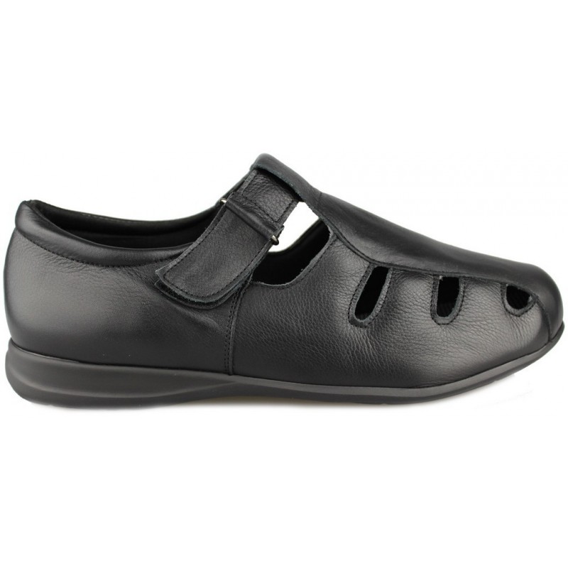 CALZAMEDI wide unisex sandal 15 NEGRO