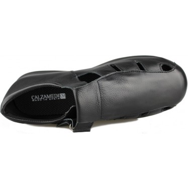 CALZAMEDI wide unisex sandal 15 NEGRO