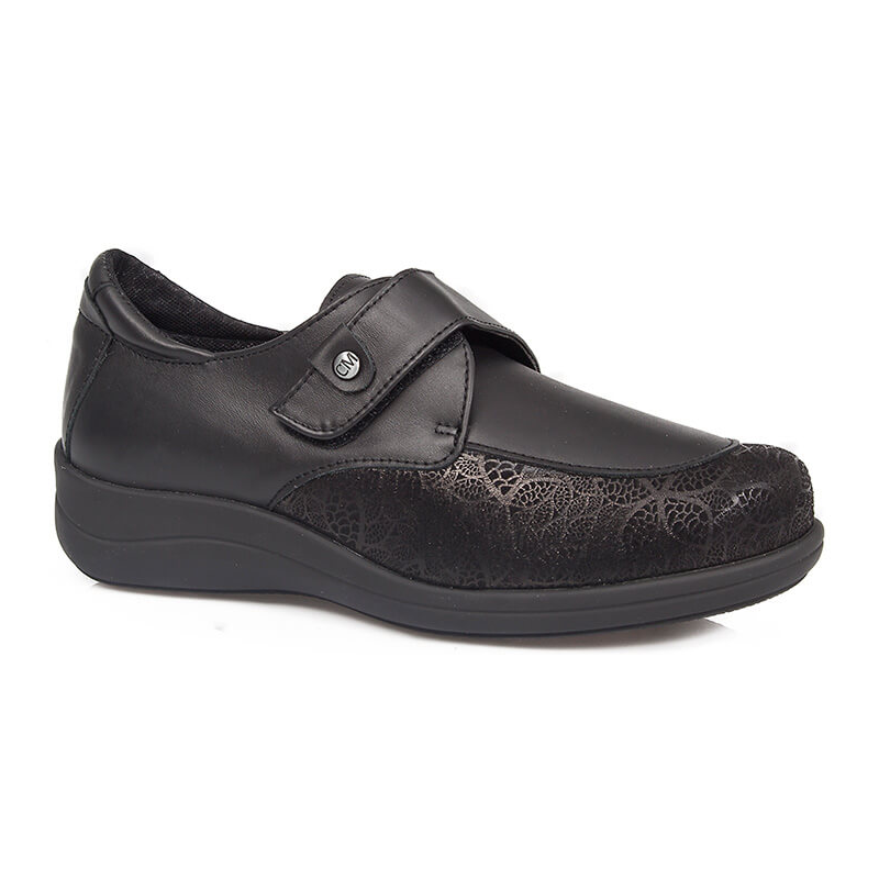 VERY COMFORTABLE AND ELASTIC DIABETIC CALZAMEDI SHOES NEGRO