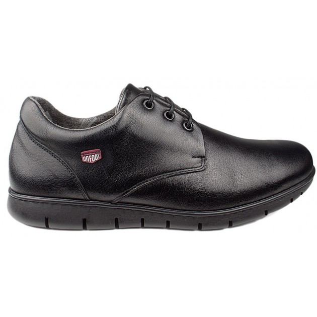 SHOES ONFOOT BLUCHER PALA LISA BUFFALO NEGRO SHOES ONFOOT BLUCHER PALA LISA BUFFALO NEGRO