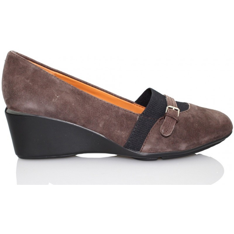 GEOX Taylor wedge moccasin MARRON