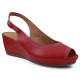 Montesinos wedge shoe with comfortable and anatomical  ROJO