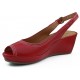 Montesinos wedge shoe with comfortable and anatomical  ROJO