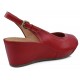 Montesinos wedge shoe with comfortable and anatomical  ROJO