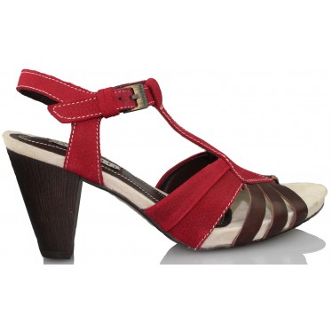 MARTINELLI heel sandal  ROJO