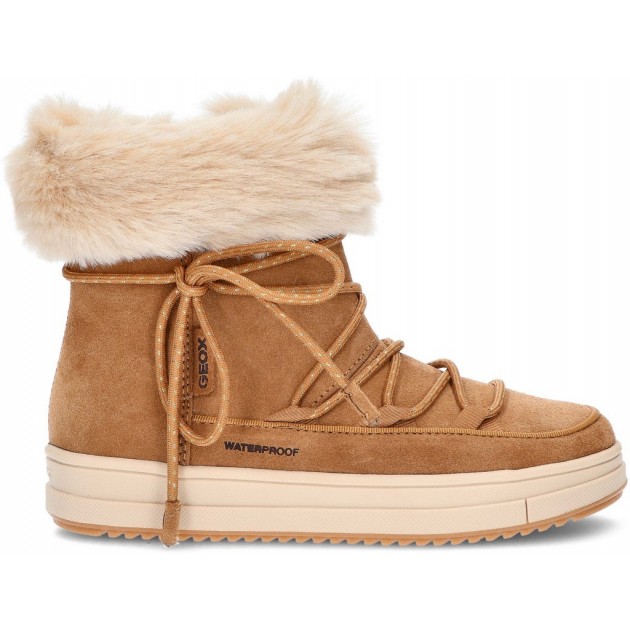 BOOTS GEOX REBECCA WATERPROOF J16CVD WHISKY BOOTS GEOX REBECCA WATERPROOF J16CVD WHISKY