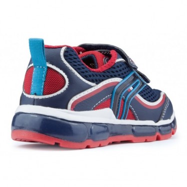 GEOX ANDROID lights child shoes NAVY_RED