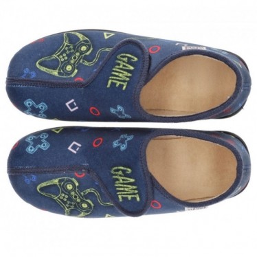 HOUSE SLIPPERS VULLADI BOY ROC 3244 MARINO