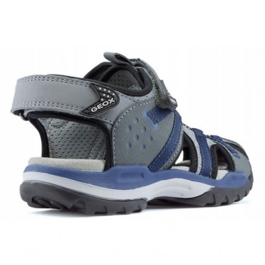 GEOX BOREALIS PR DBK SANDALS GREY_NAVY