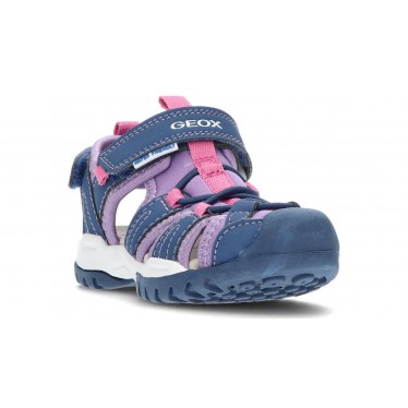 SANDAL GEOX J BOREALIS J250WA NAVY