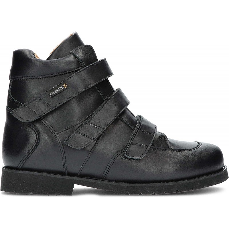 CALZAMEDI W 4201 ANKLE BOOTS BLACK