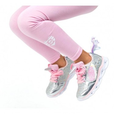 UNICORN SNEAKERS WITH LIGHT 29405 PLATA