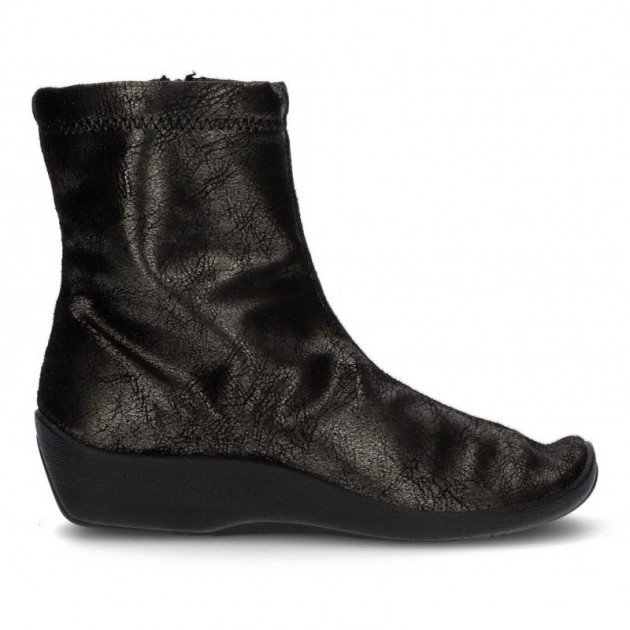 ARCOPEDICO ELASTIC ANKLE BOOTS W BLACK ARCOPEDICO ELASTIC ANKLE BOOTS W BLACK