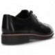 CLARKS GRIFFIN LANE SHOES BLACK