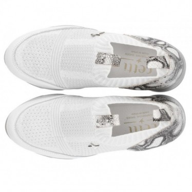 SNEAKERS CETTI KNITTING C-1190 BLANCO