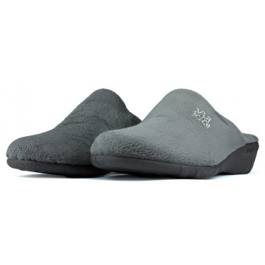 House slippers VULLADI ALASKA CUÑA GRIS