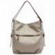 ABBACINO RECYCLED BACKPACK BAG 80577 TAUPE