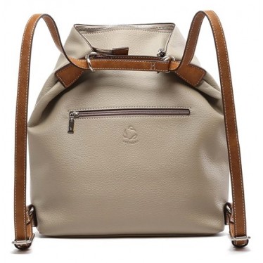 ABBACINO RECYCLED BACKPACK BAG 80577 TAUPE