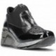 SNEAKERS CETTI PATENT LEATHER C-1121 NEGRO