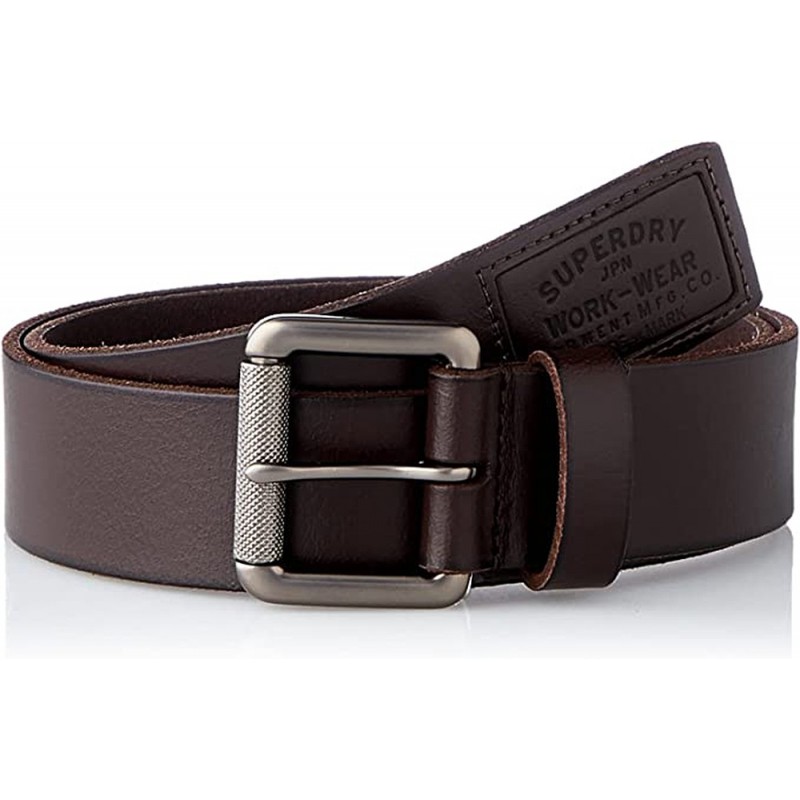 SUPERDRY BELT M9210091A VINTAGE BADGEMAN BROWN