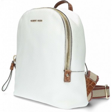 ROBERT PIETRI 6336 LEATHER BACKPACK BLANCO