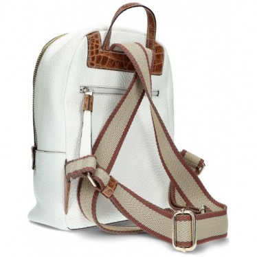 ROBERT PIETRI 6336 LEATHER BACKPACK BLANCO