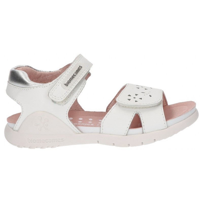 BIOMECANICS LEATHER SANDALS AYILA BLANCO