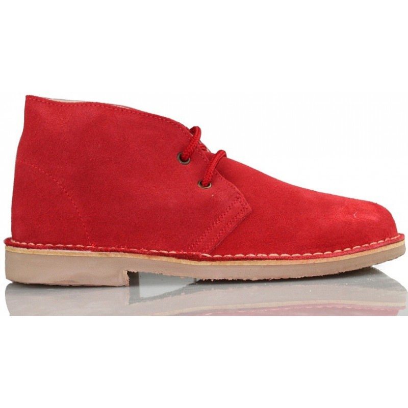 ARANCHA pisacacas safari unisex leather boot ROJO